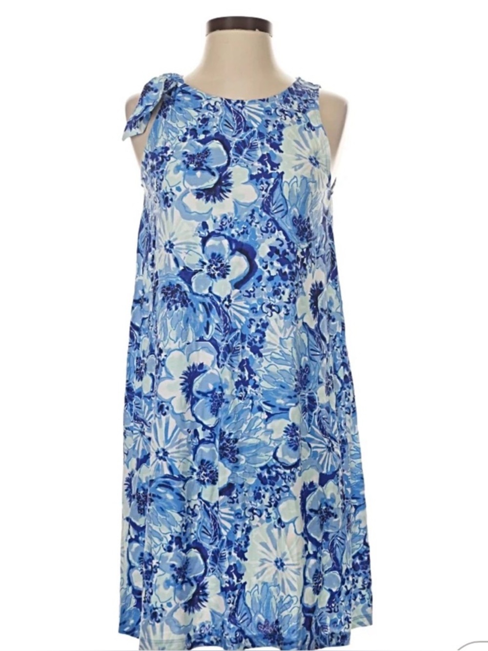 Lilly Pulitzer Blue Floral Mini Dress